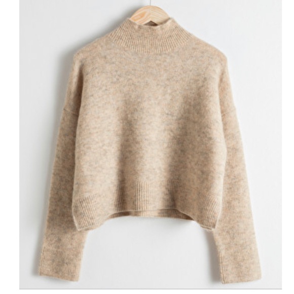 & Other Stories Sweaters - NEW WITH TAGS! Wool Cropped Turtleneck